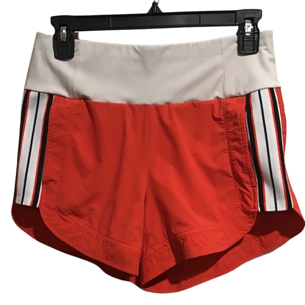 Athleta Ascender Athletic Shorts Orange